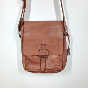 Harbour 2nd Leather Marlies Brown Leather Crossbody Messenger Vintage Casual
